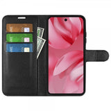 Google Pixel 10/Pixel 10 Pro Etui Litchi Svart
