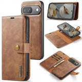 Dg.Ming Google Pixel 10/Pixel 10 Pro Etui Avtagbart Deksel Brun