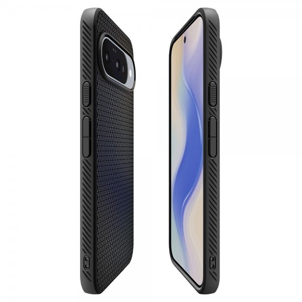 Spigen Google Pixel 10/Pixel 10 Pro Deksel Liquid Air Matte Black