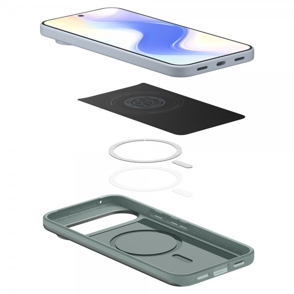 Spigen Google Pixel 10/Pixel 10 Pro Deksel Thin Fit MagFit Sage Green