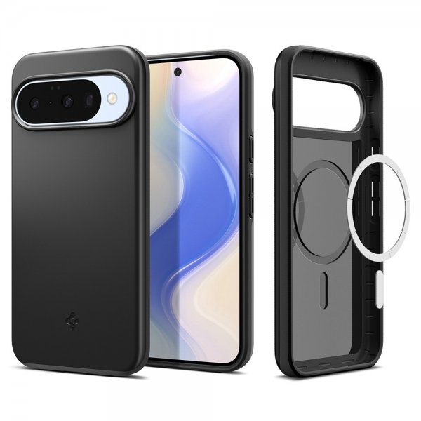 Spigen Google Pixel 10/Pixel 10 Pro Deksel Thin Fit MagFit Svart