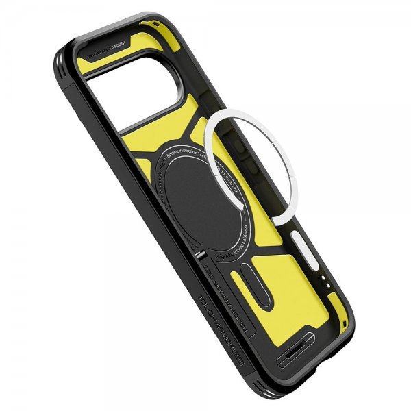 Spigen Google Pixel 10/Pixel 10 Pro Deksel Tough Armor MagFit Svart
