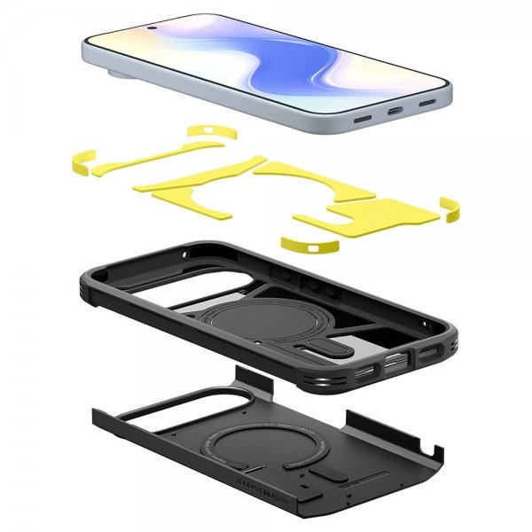 Spigen Google Pixel 10/Pixel 10 Pro Deksel Tough Armor MagFit Svart