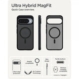 Spigen Google Pixel 10/Pixel 10 Pro Deksel Ultra Hybrid MagFit Frost Black