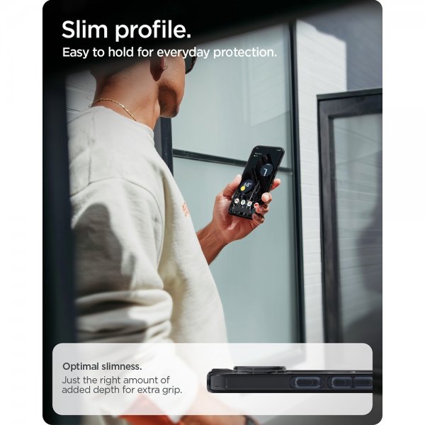 Spigen Google Pixel 10/Pixel 10 Pro Deksel Ultra Hybrid MagFit Frost Black