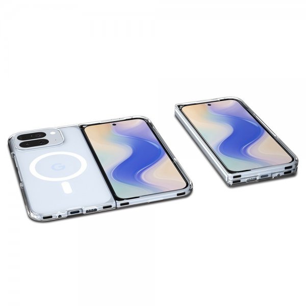 Spigen Google Pixel 10 Pro Fold Deksel Ultra Hybrid MagFit Clear White