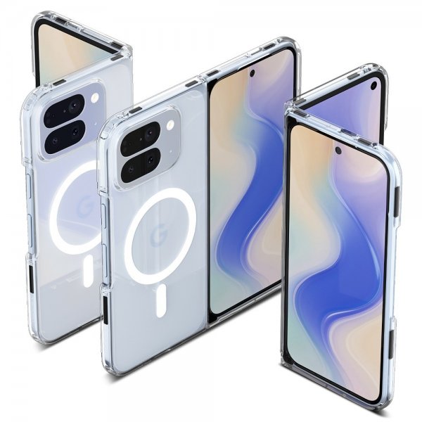 Spigen Google Pixel 10 Pro Fold Deksel Ultra Hybrid MagFit Clear White