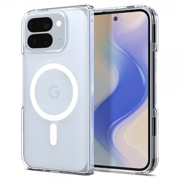Spigen Google Pixel 10 Pro Fold Deksel Ultra Hybrid MagFit Clear White