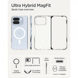 Spigen Google Pixel 10 Pro Fold Deksel Ultra Hybrid MagFit Clear White