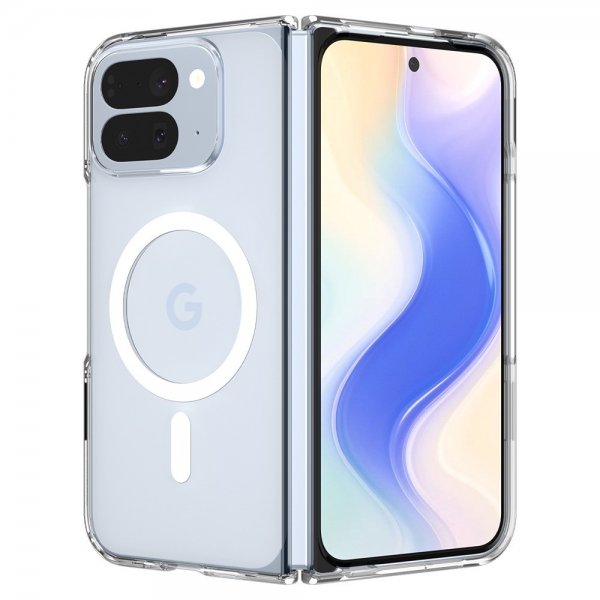 Spigen Google Pixel 10 Pro Fold Deksel Ultra Hybrid MagFit Clear White