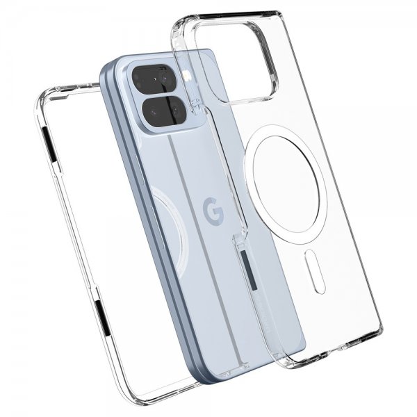 Spigen Google Pixel 10 Pro Fold Deksel Ultra Hybrid MagFit Clear White