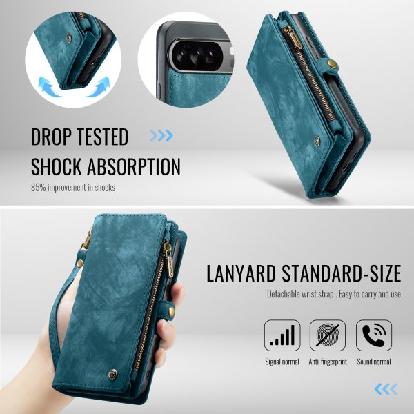 CaseMe Google Pixel 10 Pro XL Etui 008 Series Avtakbart Deksel Blå