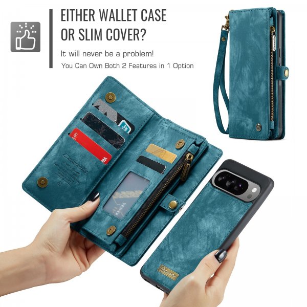 CaseMe Google Pixel 10 Pro XL Etui 008 Series Avtakbart Deksel Blå