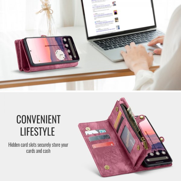 CaseMe Google Pixel 10 Pro XL Etui 008 Series Avtakbart Deksel Rød