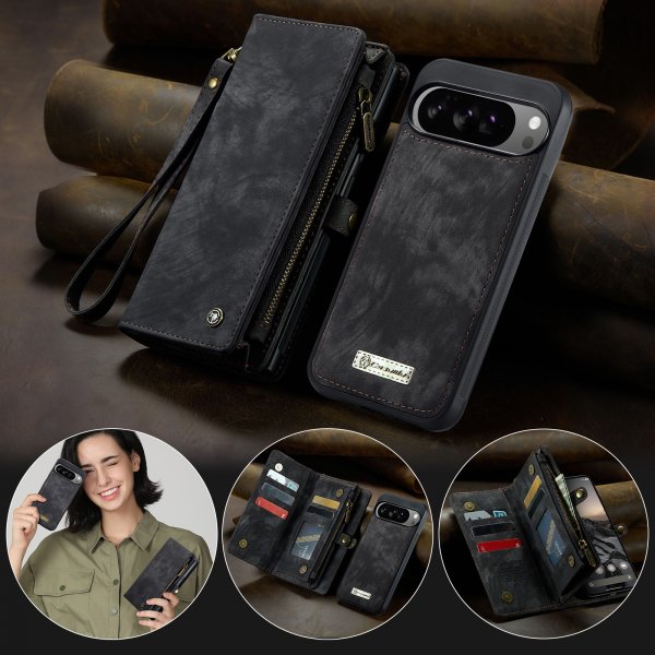 CaseMe Google Pixel 10 Pro XL Etui 008 Series Avtakbart Deksel Svart
