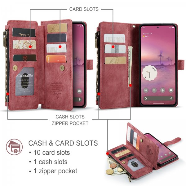 CaseMe Google Pixel 10 Pro XL Etui C30 Series Rød