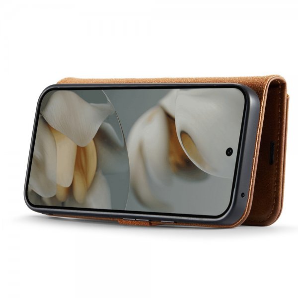 Dg.Ming Google Pixel 10 Pro XL Etui Avtagbart Deksel Brun