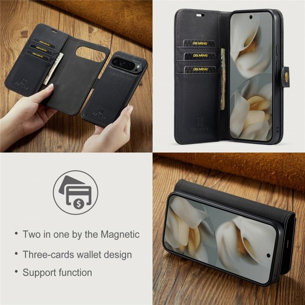 Dg.Ming Google Pixel 10 Pro XL Etui Avtagbart Deksel Svart