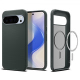 Spigen Google Pixel 10 Pro XL Deksel Liquid Air MagFit Abyss Green