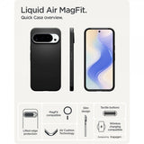 Spigen Google Pixel 10 Pro XL Deksel Liquid Air MagFit Matte Black