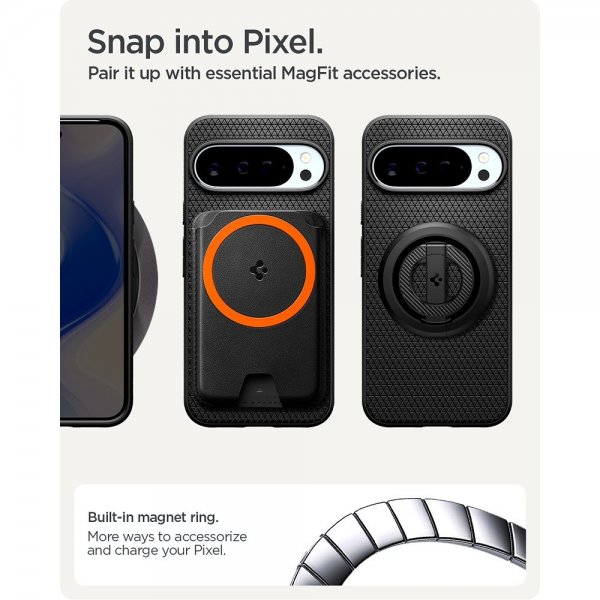Spigen Google Pixel 10 Pro XL Deksel Liquid Air MagFit Matte Black