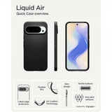 Spigen Google Pixel 10 Pro XL Deksel Liquid Air Matte Black