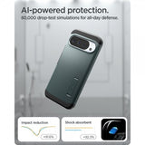 Spigen Google Pixel 10 Pro XL Deksel Tough Armor MagFit Abyss Green