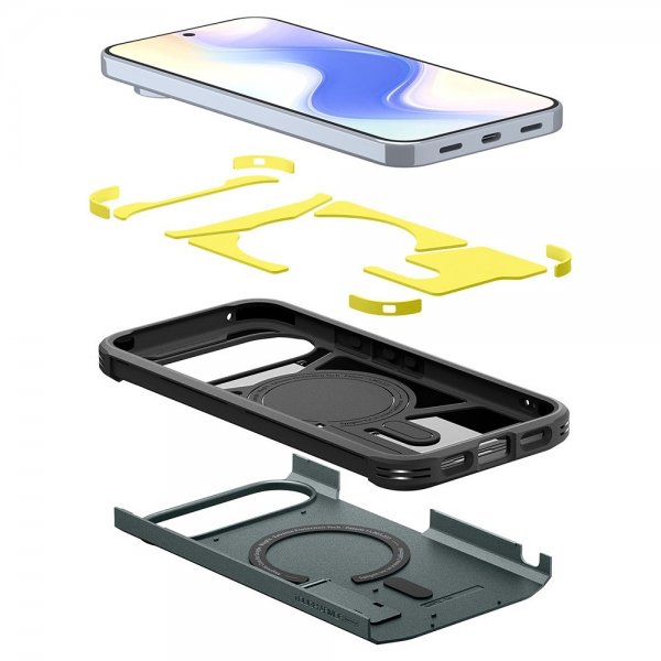 Spigen Google Pixel 10 Pro XL Deksel Tough Armor MagFit Abyss Green