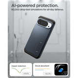 Spigen Google Pixel 10 Pro XL Deksel Tough Armor MagFit Metal Slate