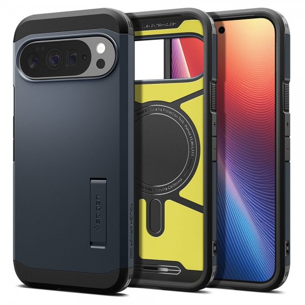 Spigen Google Pixel 10 Pro XL Deksel Tough Armor MagFit Metal Slate