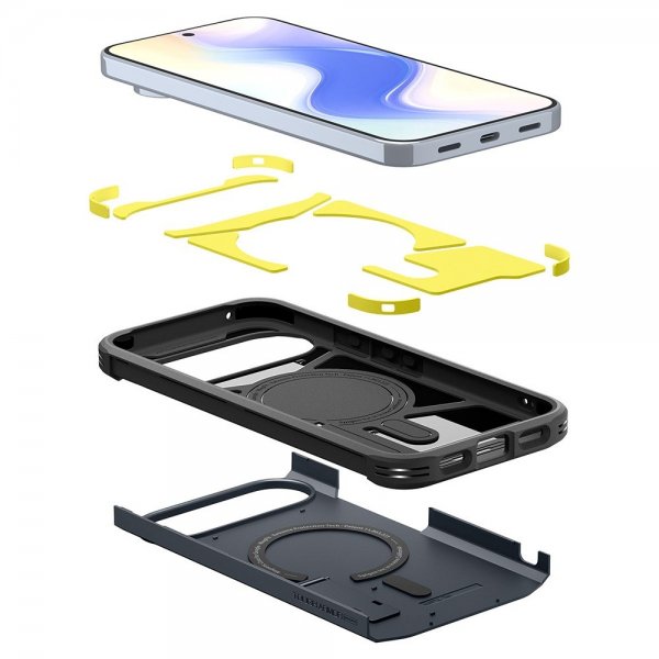 Spigen Google Pixel 10 Pro XL Deksel Tough Armor MagFit Metal Slate
