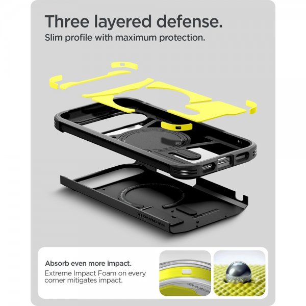Spigen Google Pixel 10 Pro XL Deksel Tough Armor MagFit Svart
