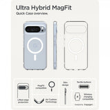 Spigen Google Pixel 10 Pro XL Deksel Ultra Hybrid MagFit Clear White