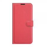 Google Pixel 6 Pro Etui Litchi Rød