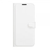 Google Pixel 6 Pro Etui Litchi Hvit