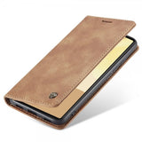 CaseMe Google Pixel 6 Pro Etui Retro Flip Brun