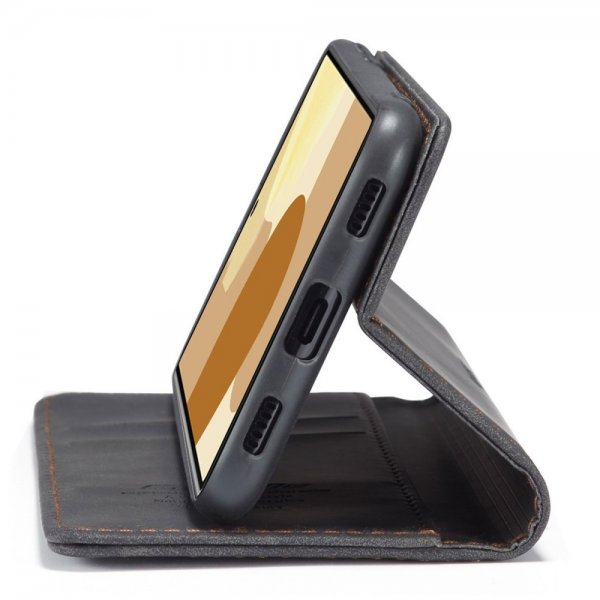 CaseMe Google Pixel 6 Pro Etui Retro Flip Svart