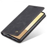 CaseMe Google Pixel 6 Pro Etui Retro Flip Svart
