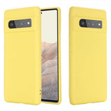 Google Pixel 6 Pro Deksel med Stropp Silikon Gul