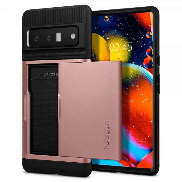 Spigen Google Pixel 6 Pro Deksel Slim Armor CS Rose Gold