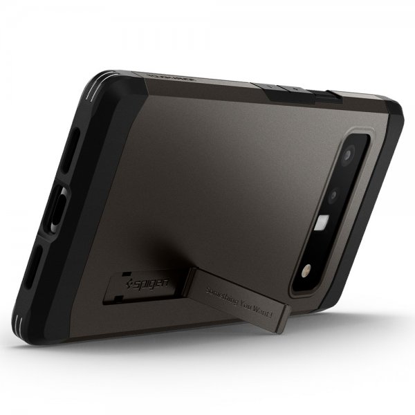 Spigen Google Pixel 6 Pro Deksel Tough Armor Gunmetal