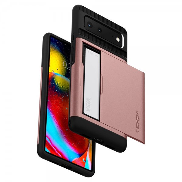 Spigen Google Pixel 6 Deksel Slim Armor CS Rose Gold