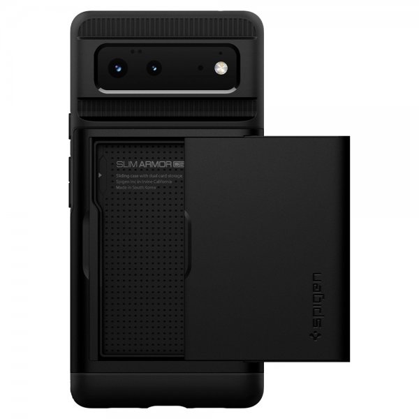 Spigen Google Pixel 6 Deksel Slim Armor CS Svart