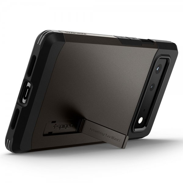 Spigen Google Pixel 6 Deksel Tough Armor Gunmetal