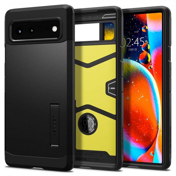 Spigen Google Pixel 6 Deksel Tough Armor Svart