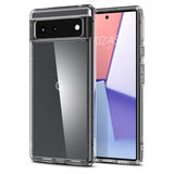 Spigen Google Pixel 6 Deksel Ultra Hybrid Crystal Clear