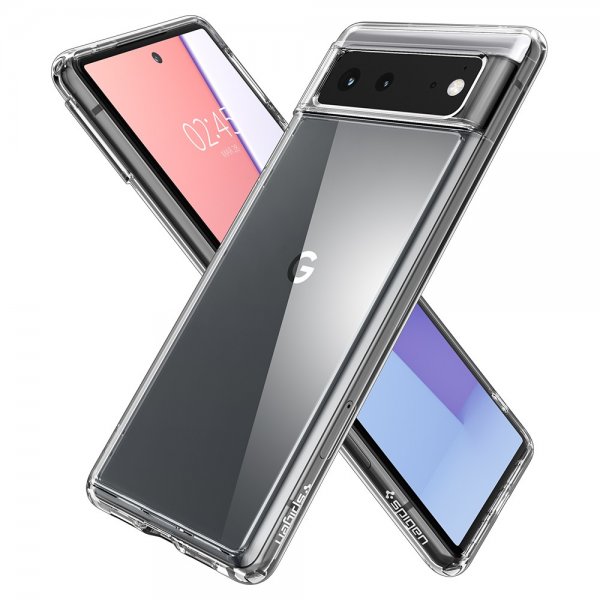 Spigen Google Pixel 6 Deksel Ultra Hybrid Crystal Clear