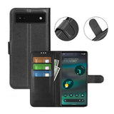Google Pixel 6a Etui med Stativ Svart