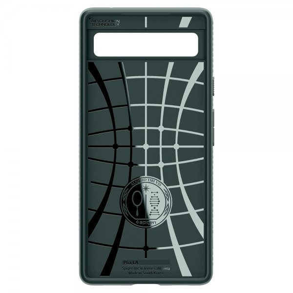 Spigen Google Pixel 6a Deksel Liquid Air Midnight Green