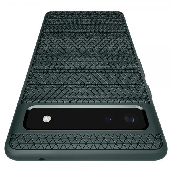 Spigen Google Pixel 6a Deksel Liquid Air Midnight Green